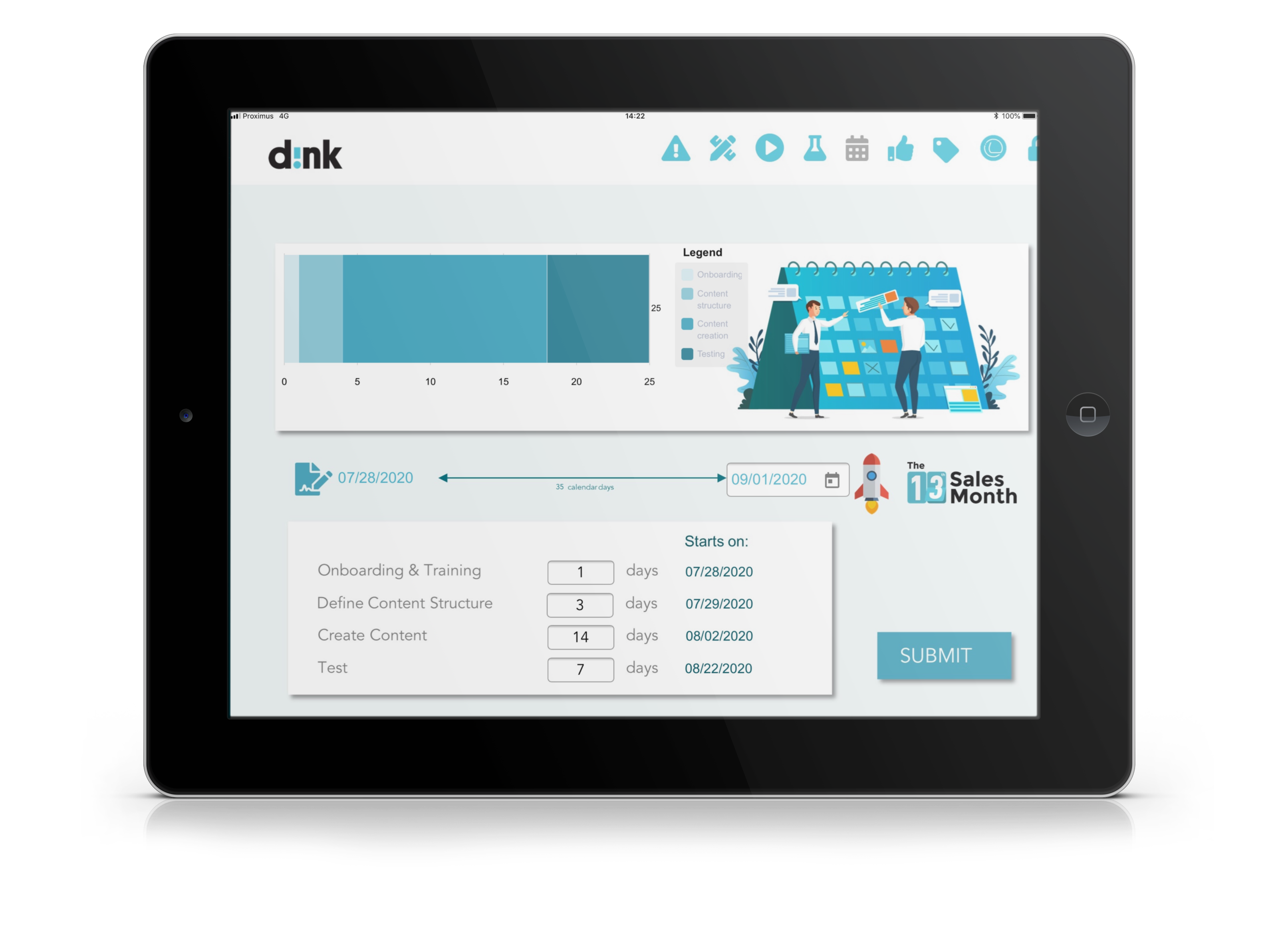 The app in a meeting: publications, documents and interactive tools on any device.